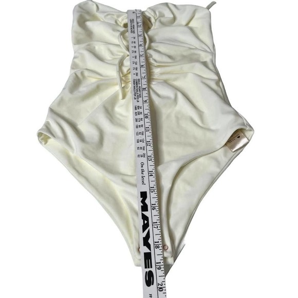 Johanna Ortiz Cream One Piece Bodysuit - Picture 6 of 7